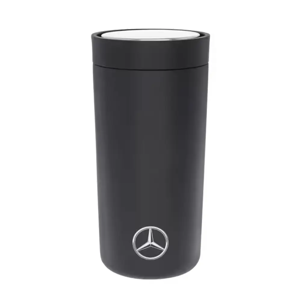 Mercedes-Benz To Go Becher Schwarz Edelstahl 400ml Stelton