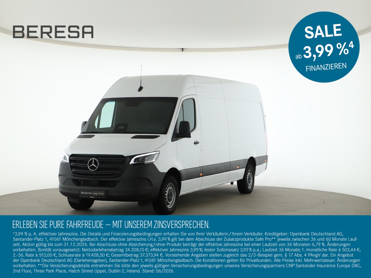 Sprinter 317 CDI Kasten Hoch Lang Pro Distr. LED