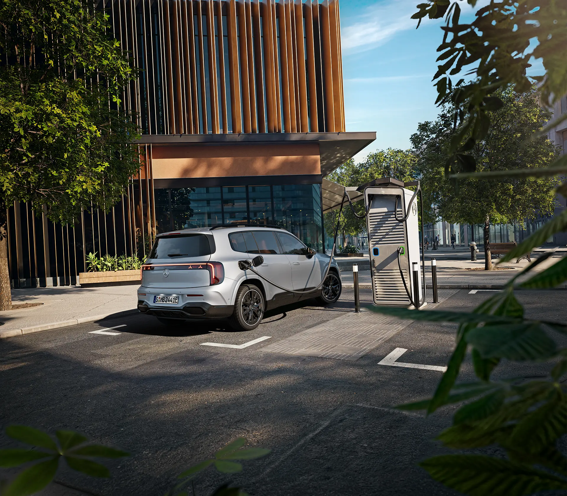 der GLB an der Ladesäule angeschlossen