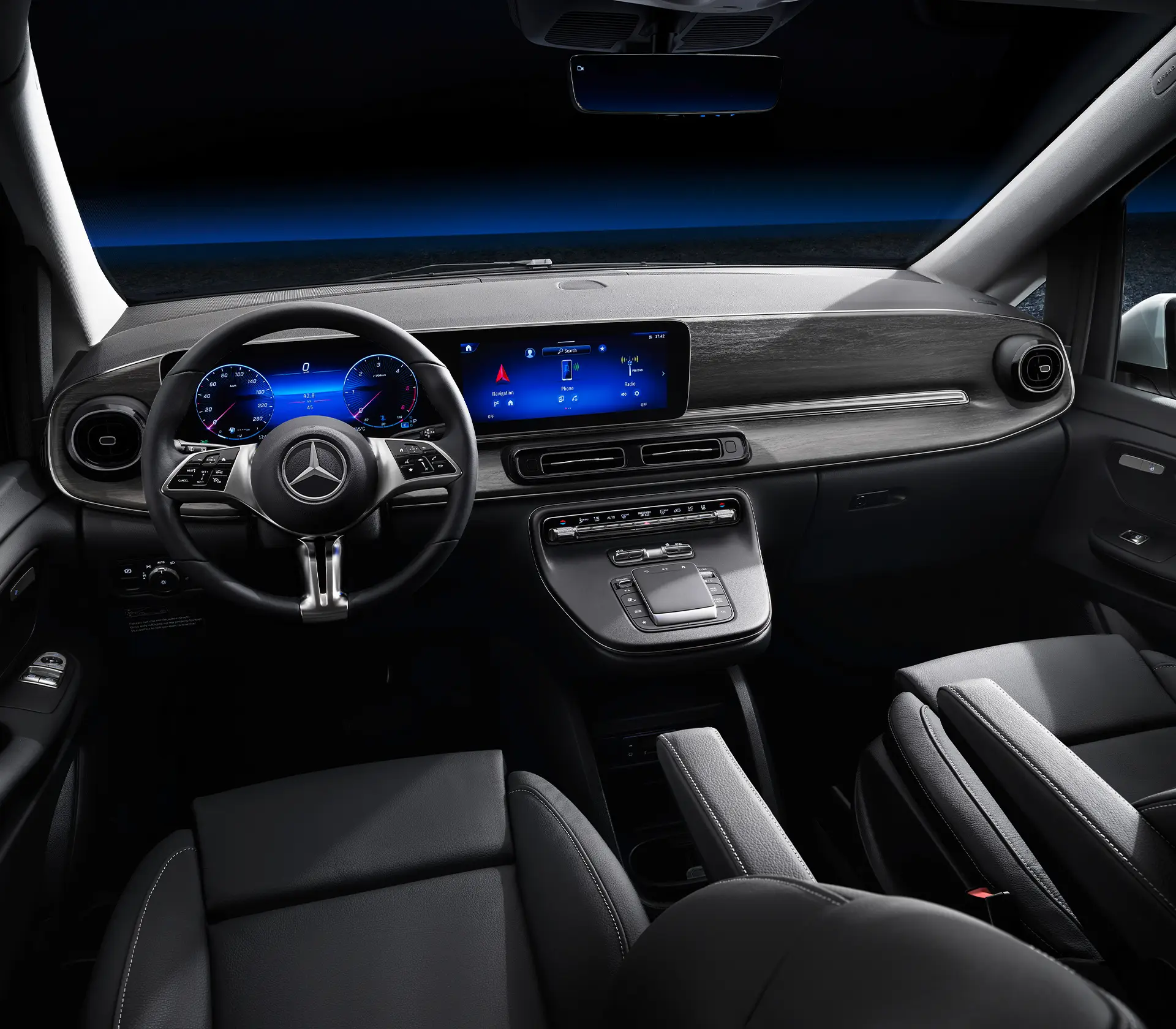 Mercedes-Benz V-Klasse-MP-HORIZON Cockpitdarstellung