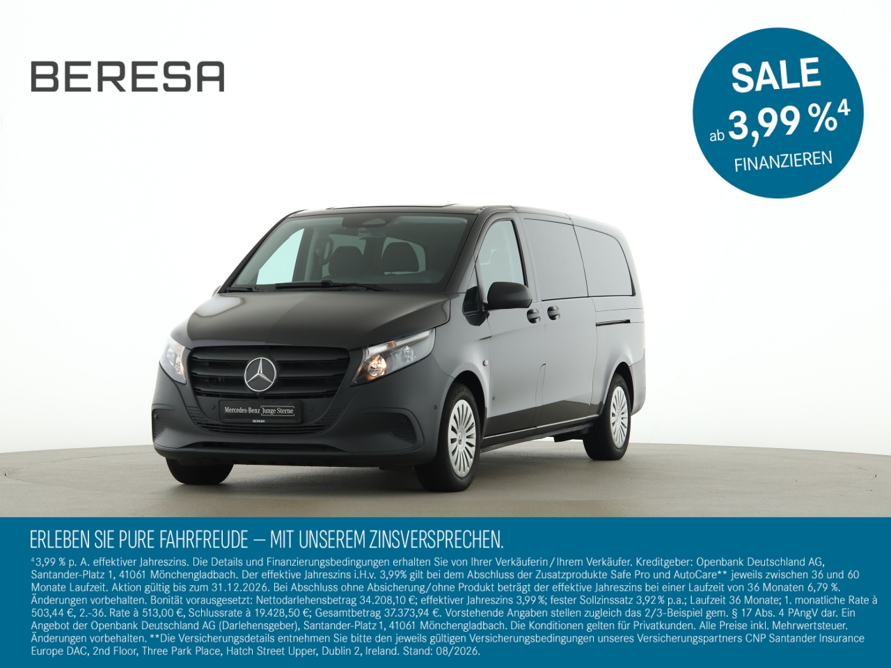 Vito 116 CDI Tourer Extralang Pro 9 Sitze Kamera